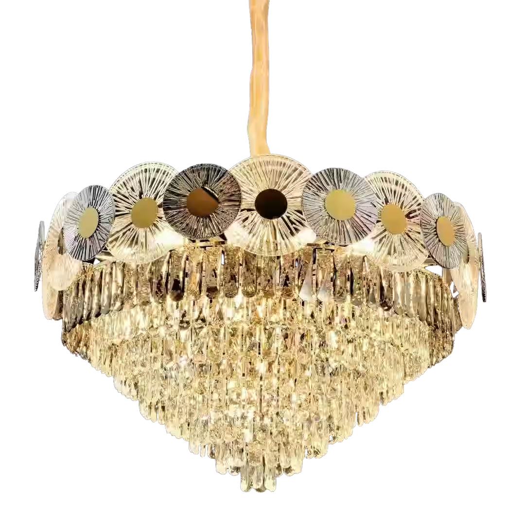 Elegantly Artistic Crystal Chandelier For Livingroom - Sparc Lights