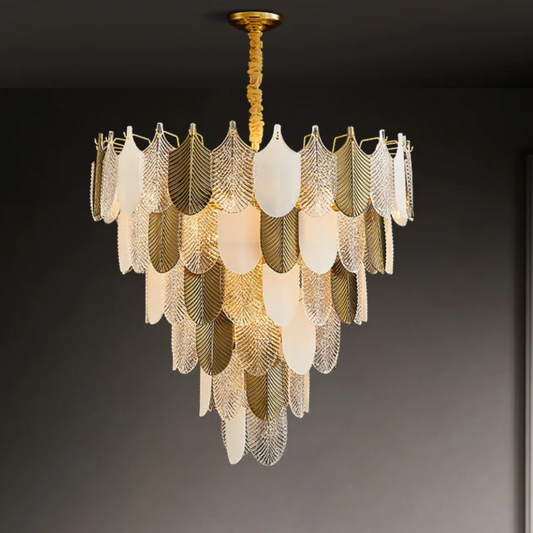 Art Deco Crystal Chandelier - Sparc Lights