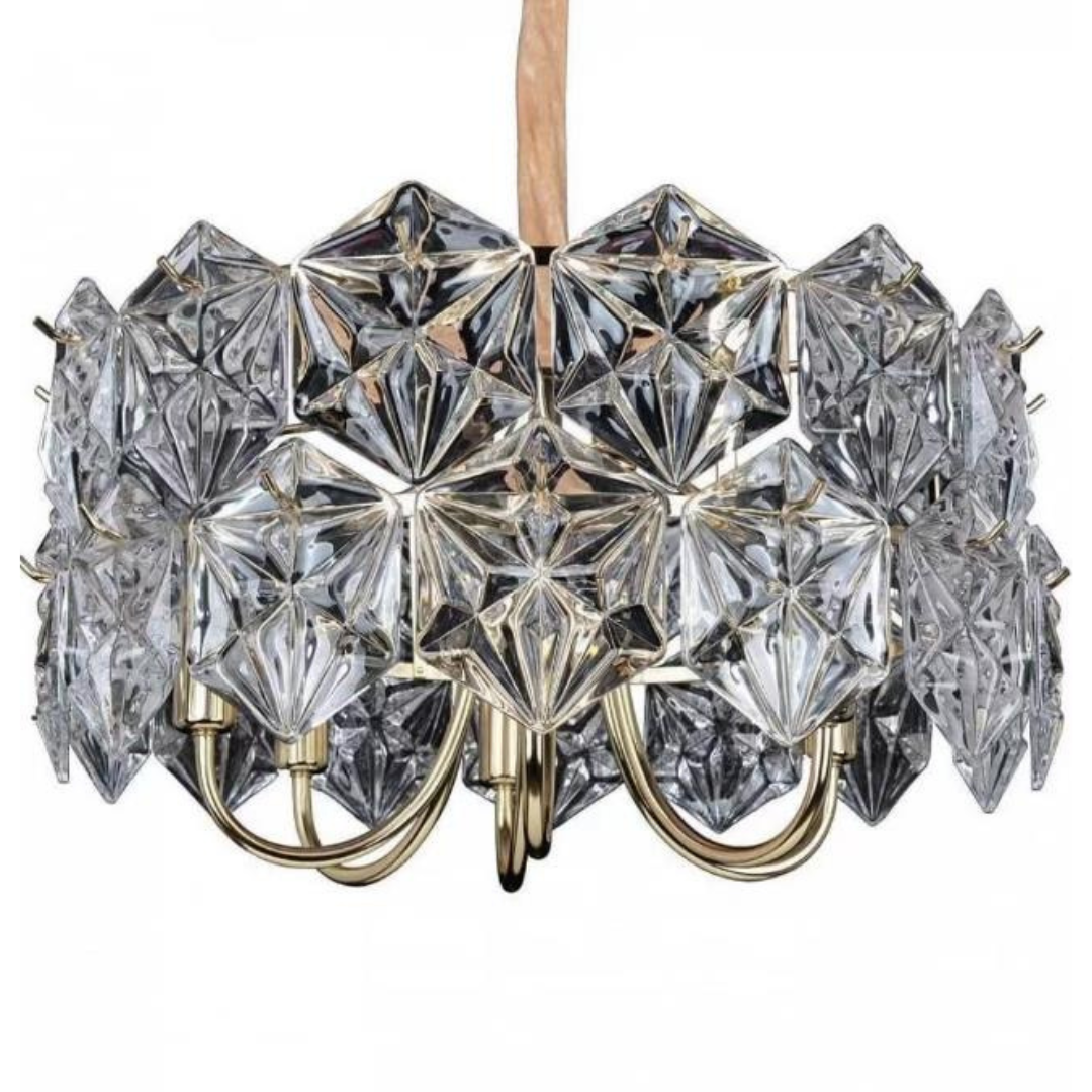 Sharp Cut Glass Antique Chandelier - Sparc Lights