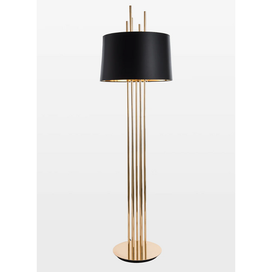 Minimal Black & Golden Floor Lamp - Sparc Lights