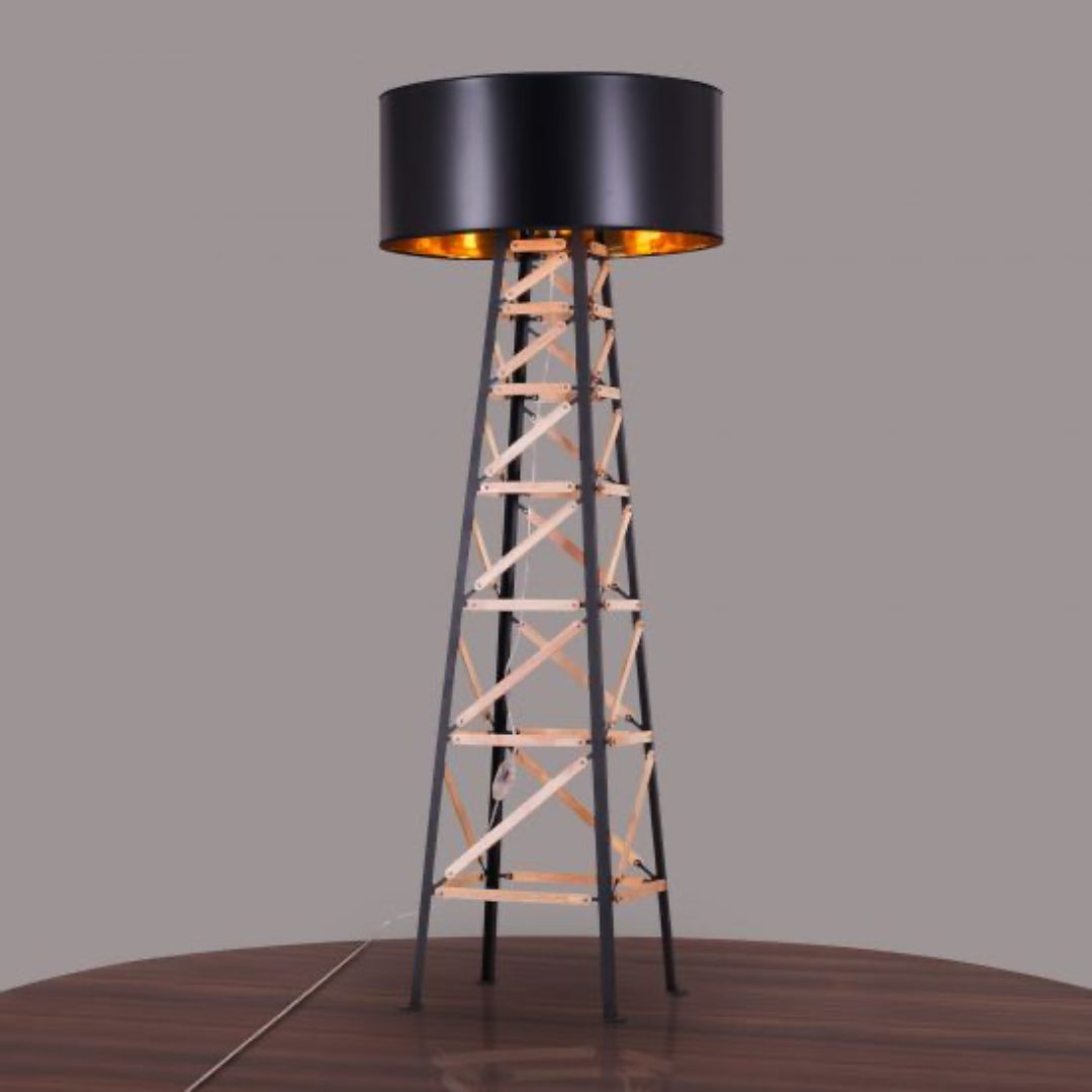 Modern Black Voyage Floor Lamp - Sparc Lights