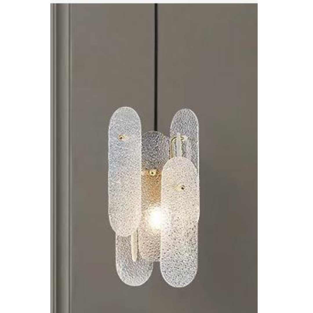 Rough Pattered Hanging Light - Sparc Lights