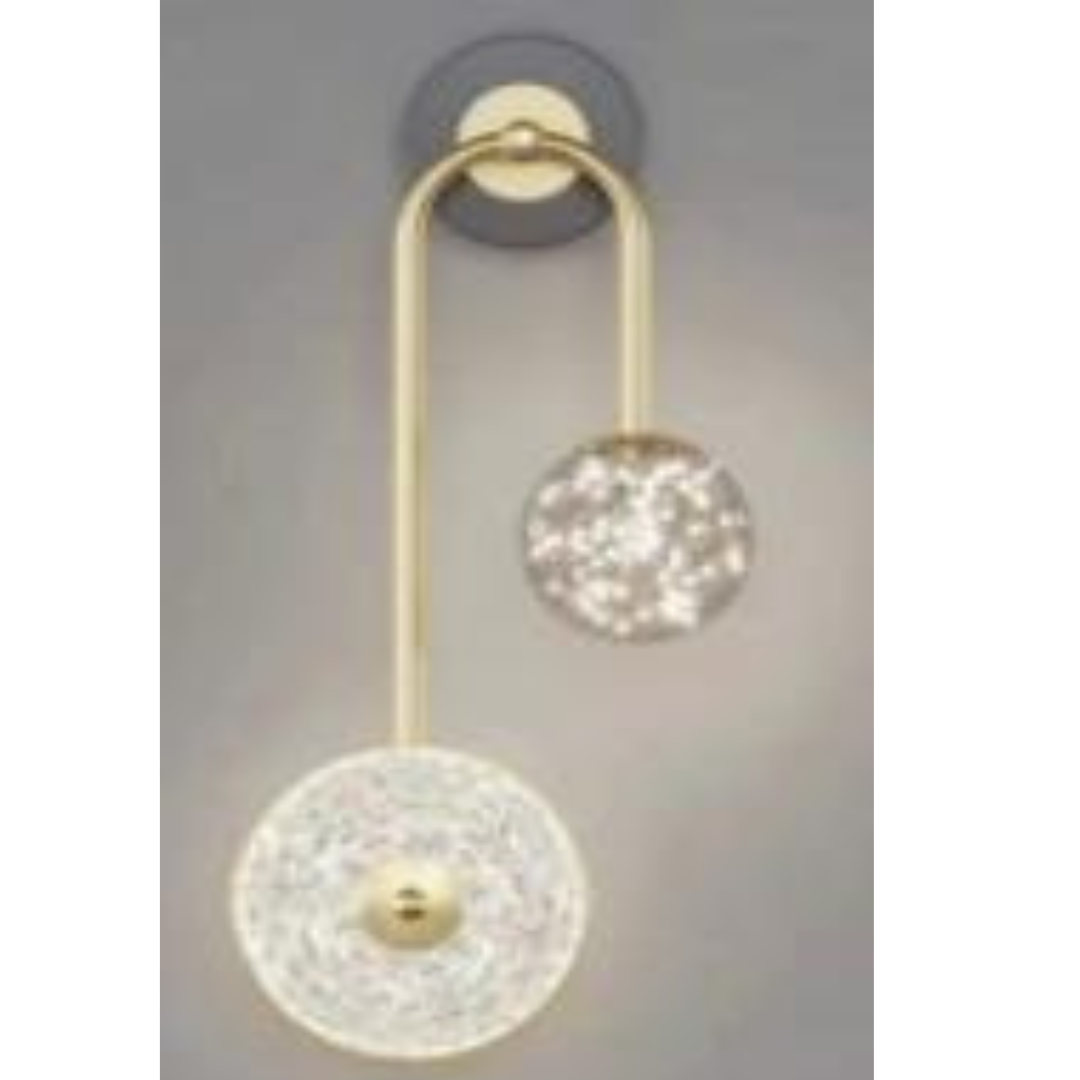 Crystal & Sparkle White Wall Light - Sparc Lights