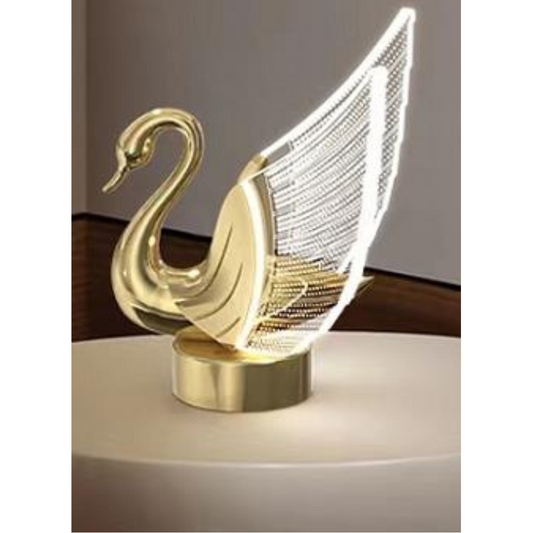 Golden Swan Shaped Table Lamp - Sparc Lights