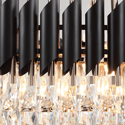 Black Mamba Crystal Chandelier For Living Room - Sparc Lights